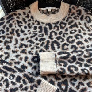 Veronica Beard leopard print sweater